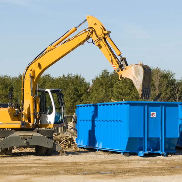 what size residential dumpster rentals are available in Piermont